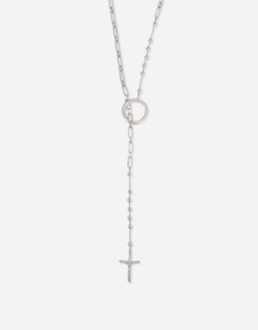 Náhrdelník Dolce & Gabbana Silver Metal Chain Necklace Metalická | WNN7S9W111187655, 1