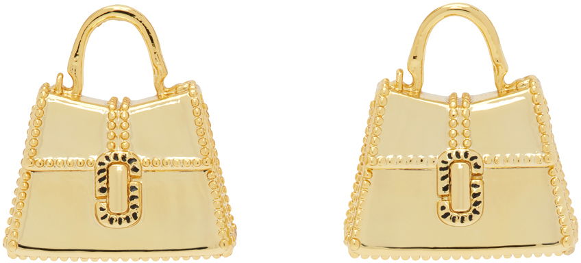 Náušnice Marc Jacobs Marc Jacobs 'The St. Marc' Handbag Earrings Metalická | 2R3JER001J84, 0