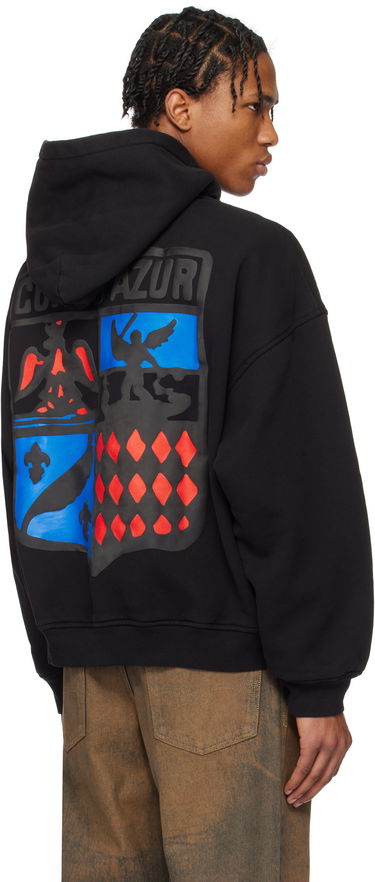 Mikina Rhude Rhude Crest Oversized Hoodie Čierna | RHPS25HO03012, 2