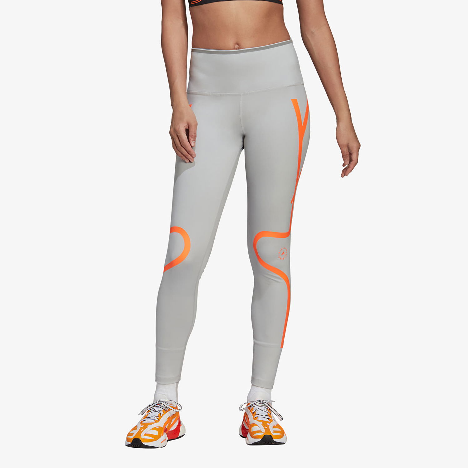 Legíny adidas Performance Stella McCartney x True Pace Tight Šedá | HD9116, 0