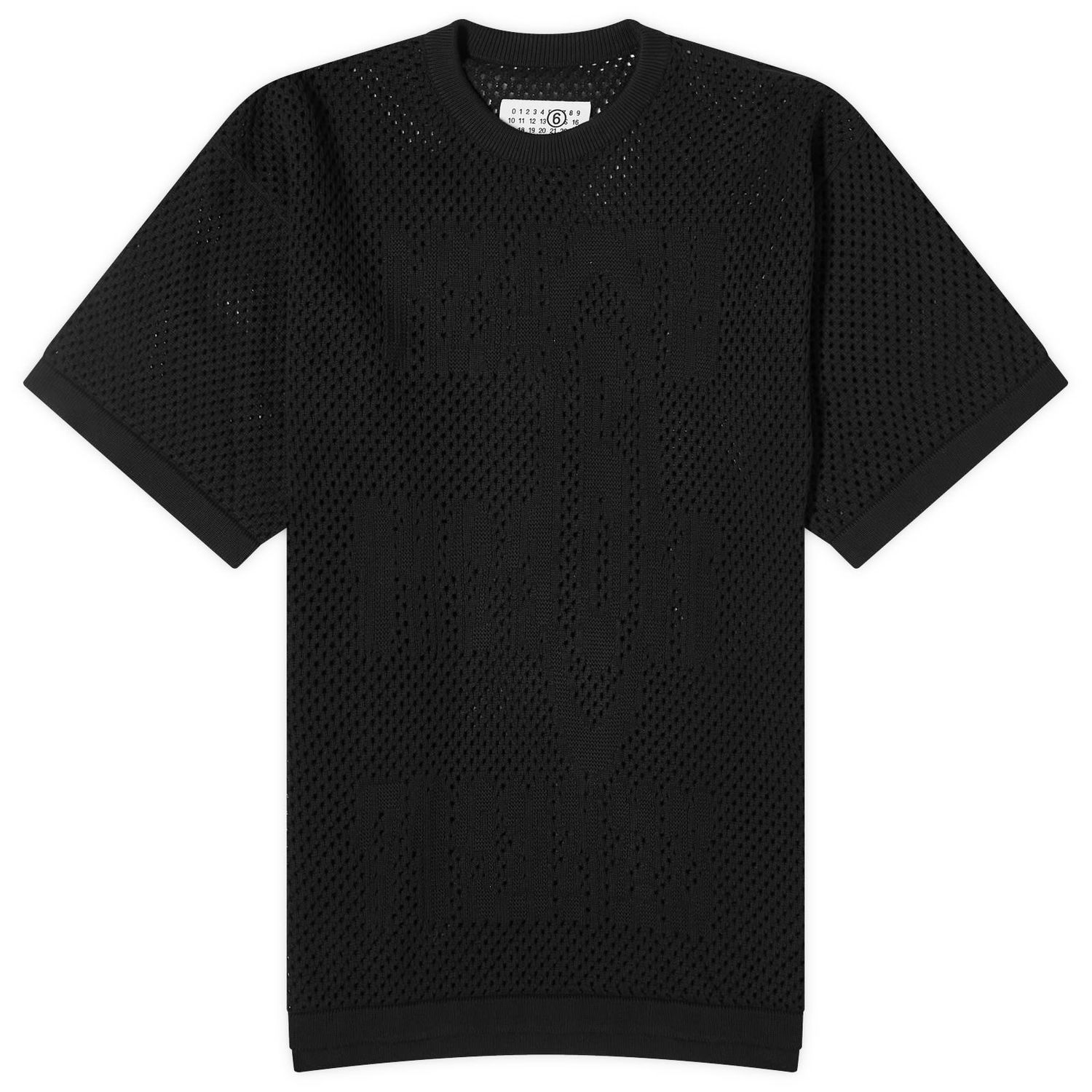 Tričko Maison Margiela MM6 Men's Mesh Čierna | SH2HL0010-M13013-900, 0