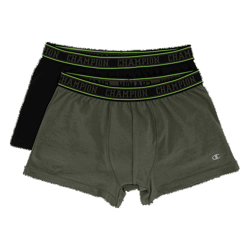 Boxerky Champion Champion Everyday Boxer Briefs 2-Pack Čierna | CHA201M092-01