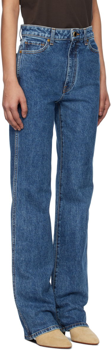 Džínsy Khaite Khaite Vivian Straight Leg Jeans Modrá | 1033916009, 4