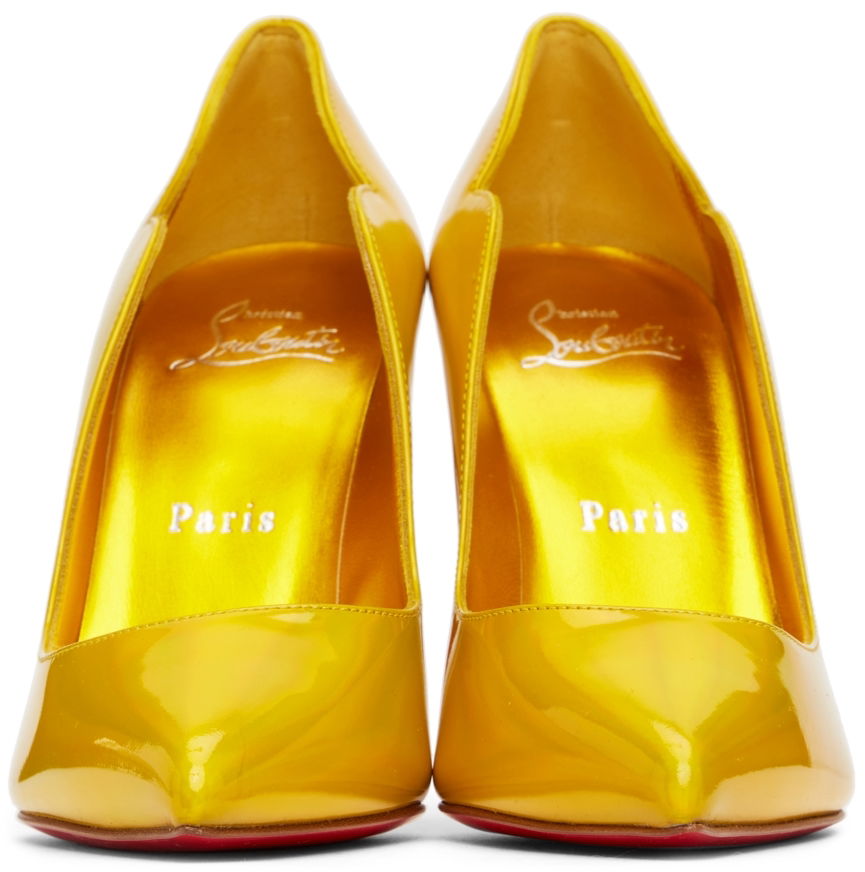 Tenisky a topánky Christian Louboutin Louboutin Hot Chick 100mm Pumps Žltá | 3210007, 1