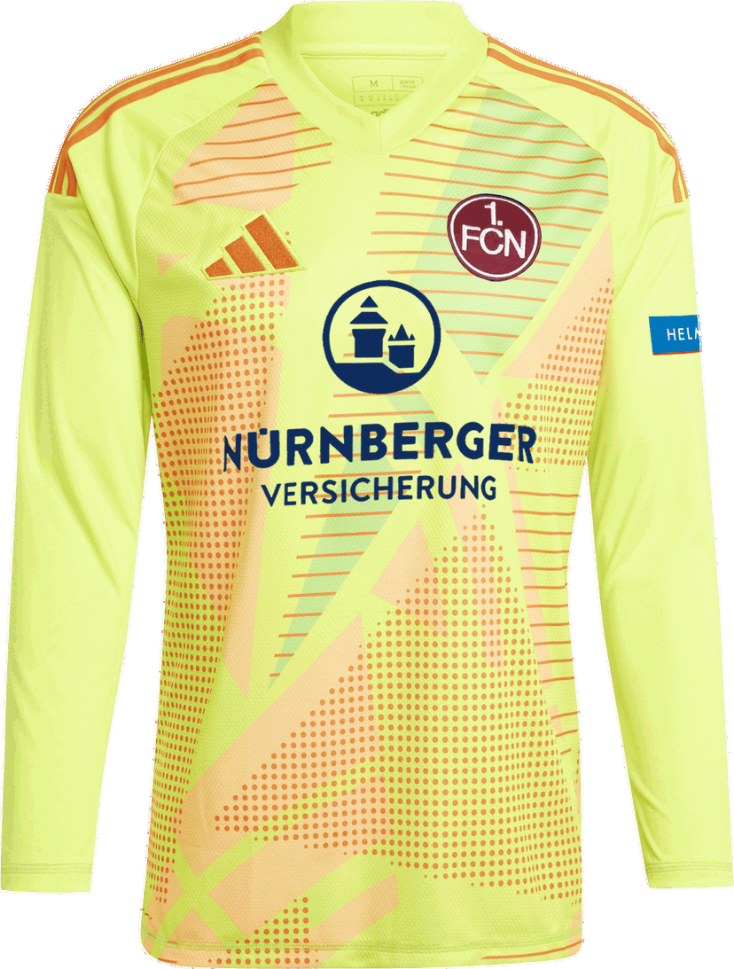 Dres adidas Originals 1.FC Nürnberg 2024/2025 Long Sleeve Goalkeeper Jersey Žltá | 5fcniu0291