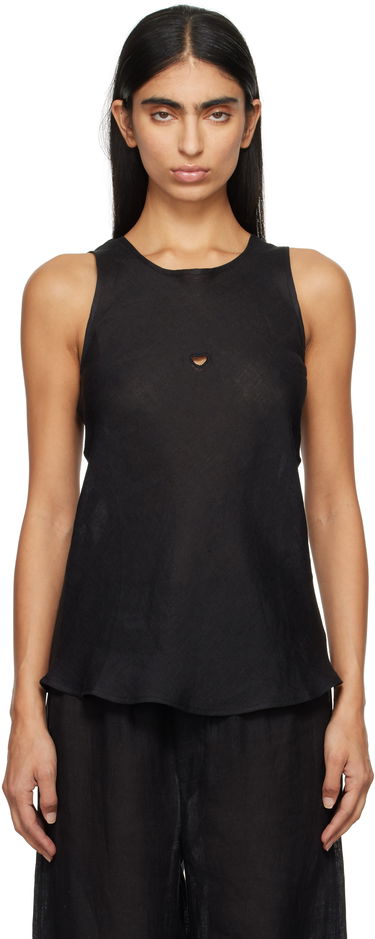 Tielko Baserange Dydine Heart Cutout Tank Top Čierna | TODYH-LI-WI24, 0