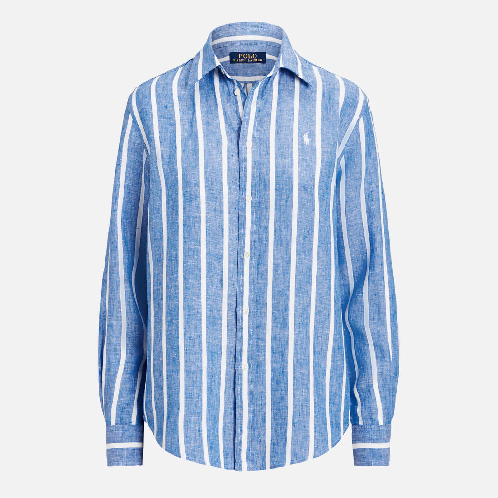 Striped Relaxed Fit Linen Shirt