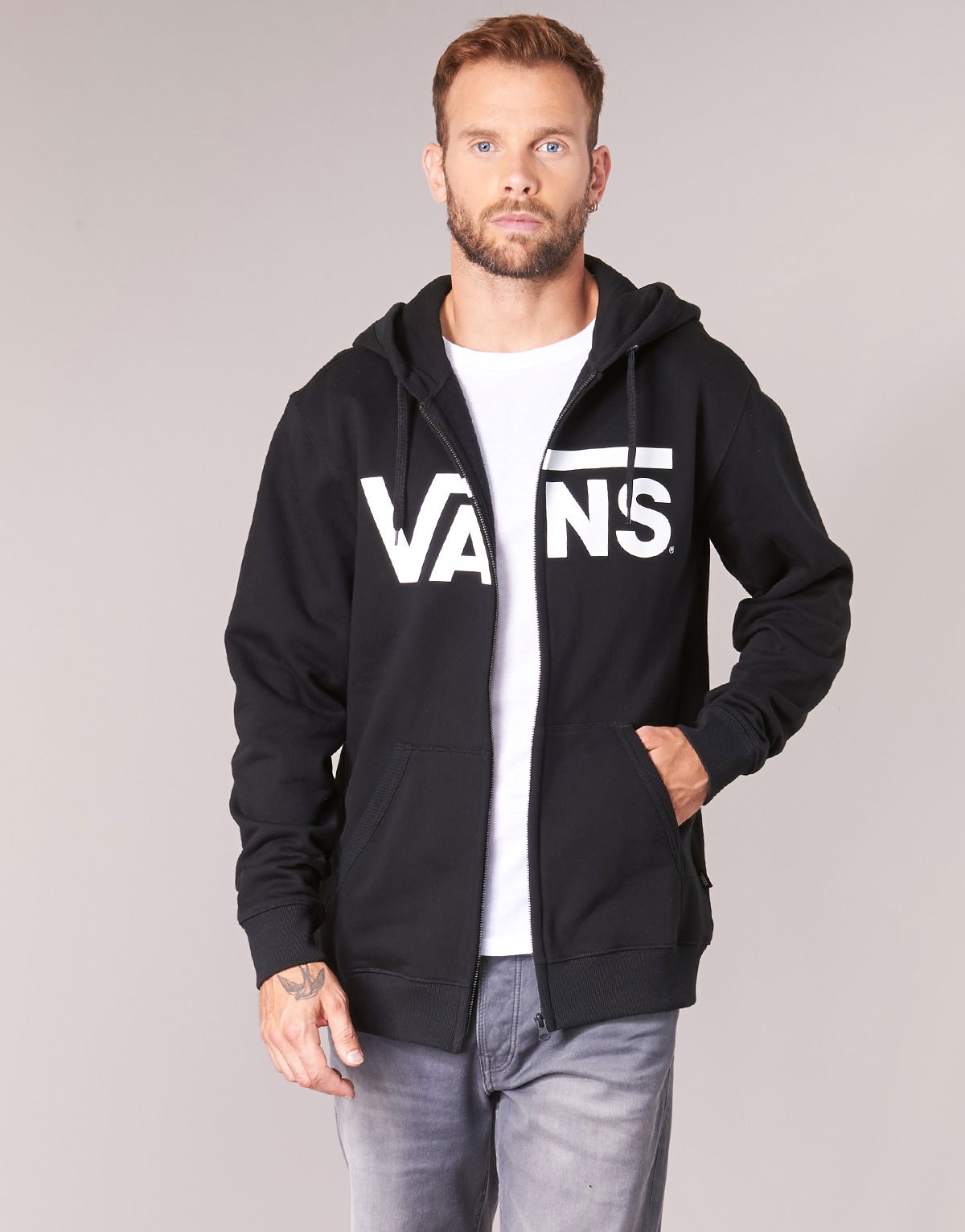Mikina Vans CLASSIC ZIP HOODIE Čierna | VN0A456CY281=V00J6KY28, 1