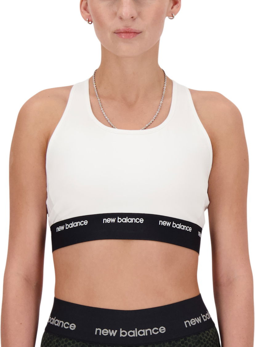 Podprsenka New Balance Sleek Medium Support Sports Bra Biela | wb41048-wt