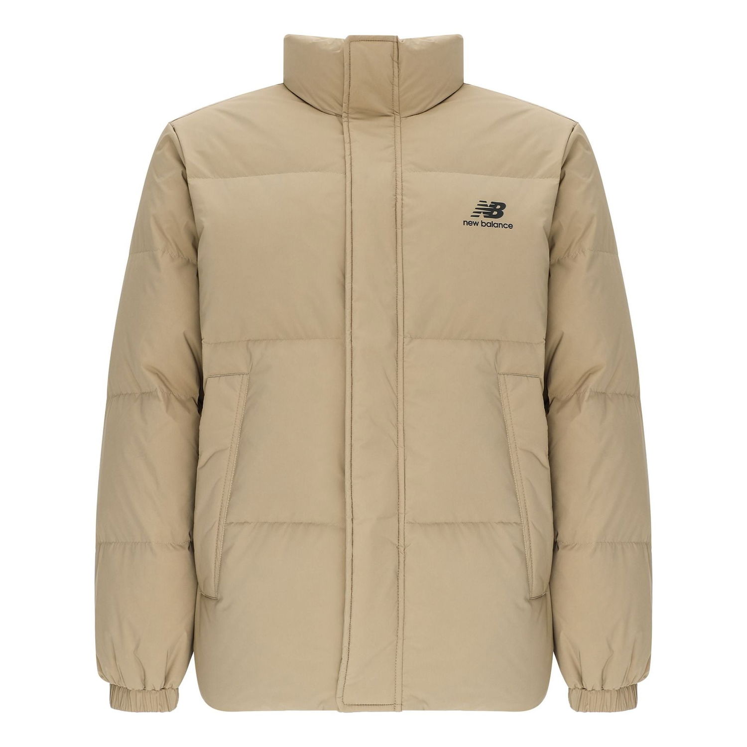 Prešívaná bunda New Balance Logo Sports Down Jacket Béžová | AMJ24359-TWD, 0