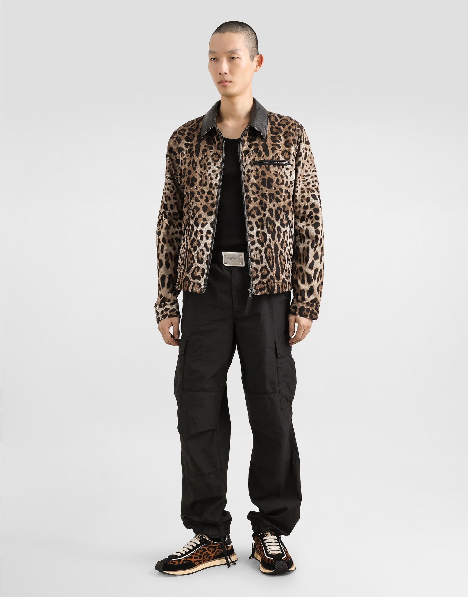 Cargo nohavice Dolce & Gabbana Dolce & Gabbana Cotton Cargo Cropped Pants Čierna | GP03LTG8MH8N0000, 1