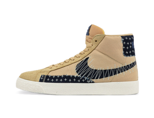 Skateboarding Nike SB Blazer Mid SB "Sashiko Pack - Sesame" Béžová | CT0715-200