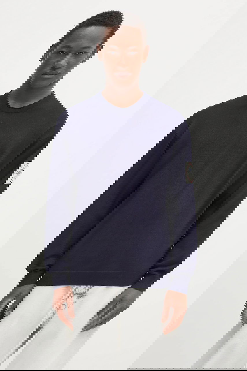 Sveter C.P. Company C.P. Company Crewneck Sweater Navy | 18CMKN195A110330A, 0