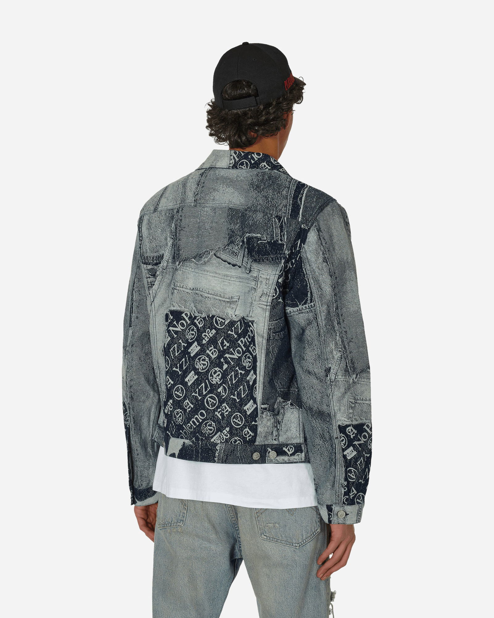 Patchwork Jacquard Trucker Jacket