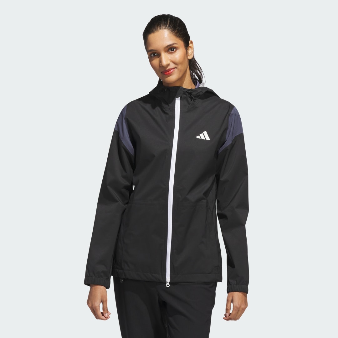 Vetrovka adidas Performance RAIN.RDY Jacket Čierna | JL5373, 0