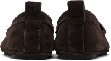 Tenisky a topánky Versace Suede Driver Loafers Hnedá | 1017072_1A09892, 1