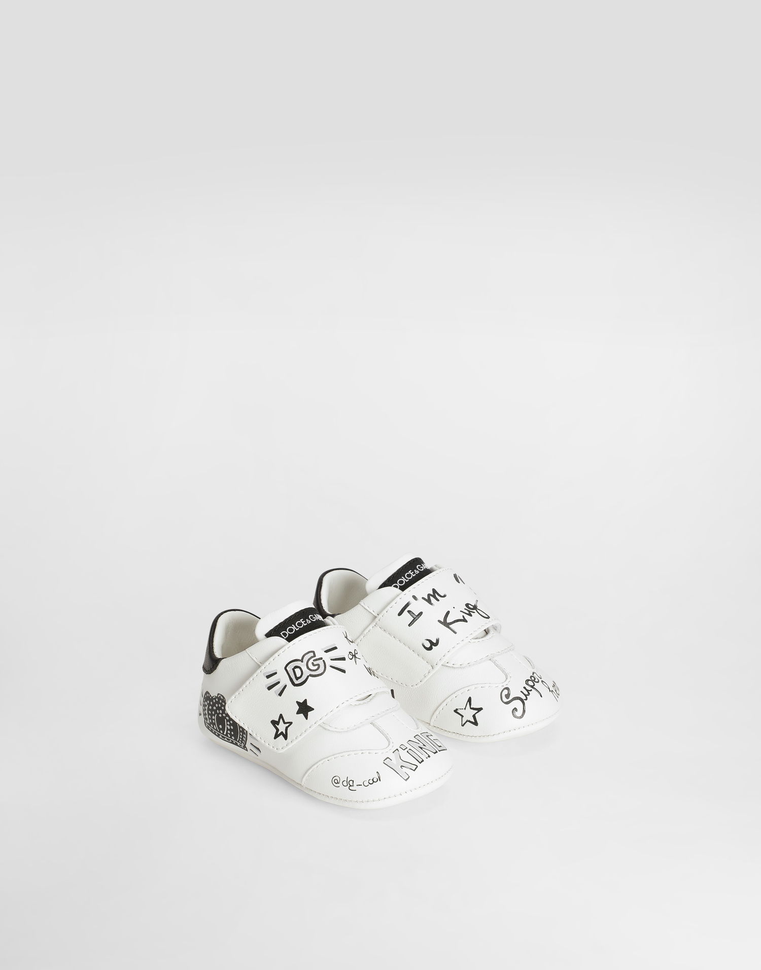 Doplnky Dolce & Gabbana Dolce & Gabbana Printed Nappa Leather Biela | DK0117AS827HWF57, 1
