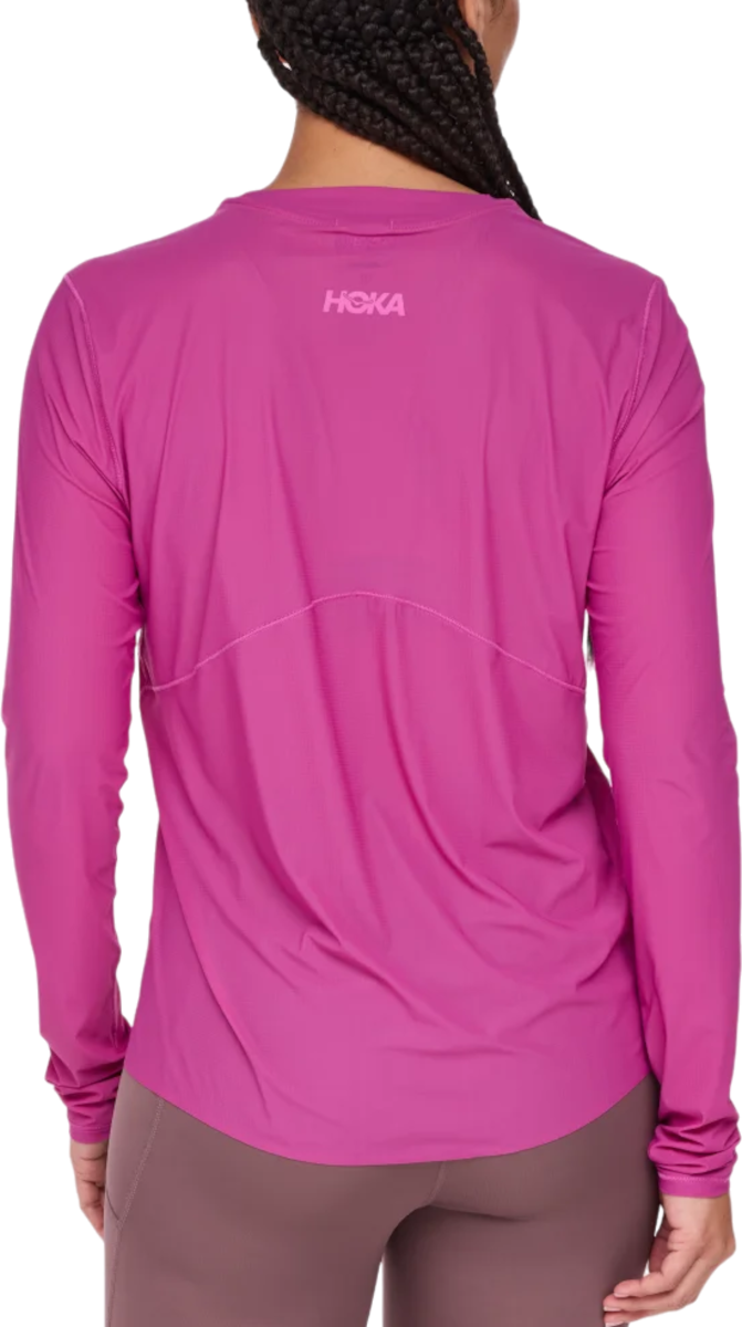 Tričko Hoka One One Hoka Airolite Run Long Sleeve Ružová | 1151083-fsc, 1