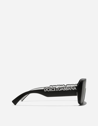 Slnečné okuliare Dolce & Gabbana Dg Logo Acetate Sunglasses Čierna | VG601FVN1879V000, 2