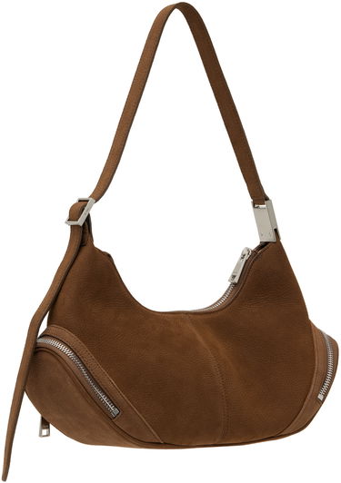 Taška cez rameno OSOI Suede Shoulder Bag Hnedá | 24FWB03013048, 2