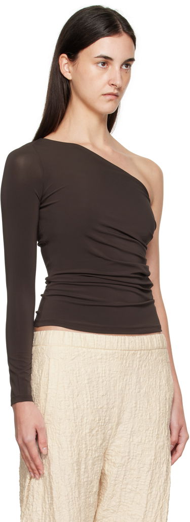 Tielko Max Mara Max Mara Spluga One-Shoulder Top Hnedá | 2511941012600, 1
