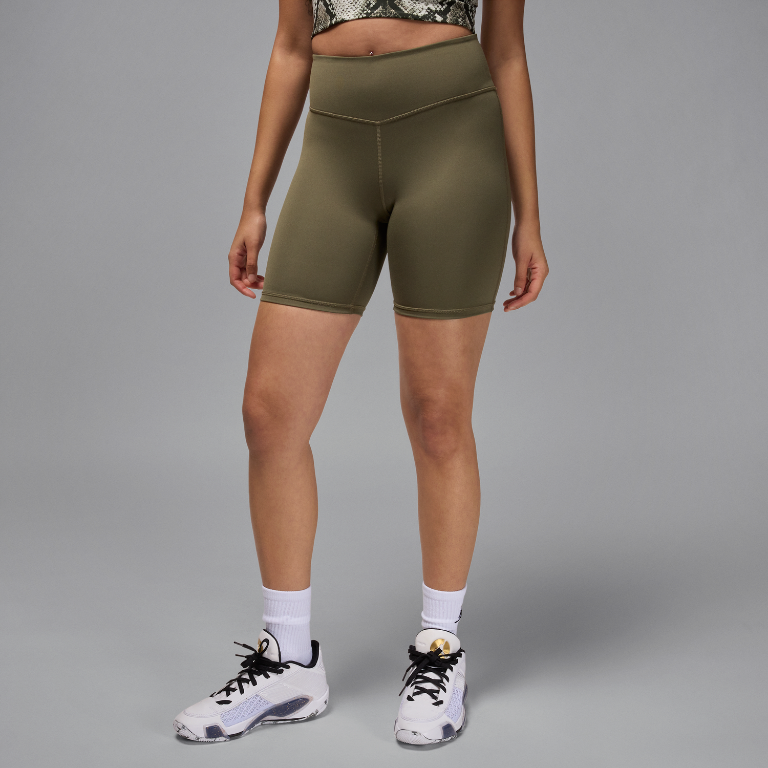 Šortky Jordan Jordan Sport High-Waisted Bike Shorts Zelené | FN7325-222, 1