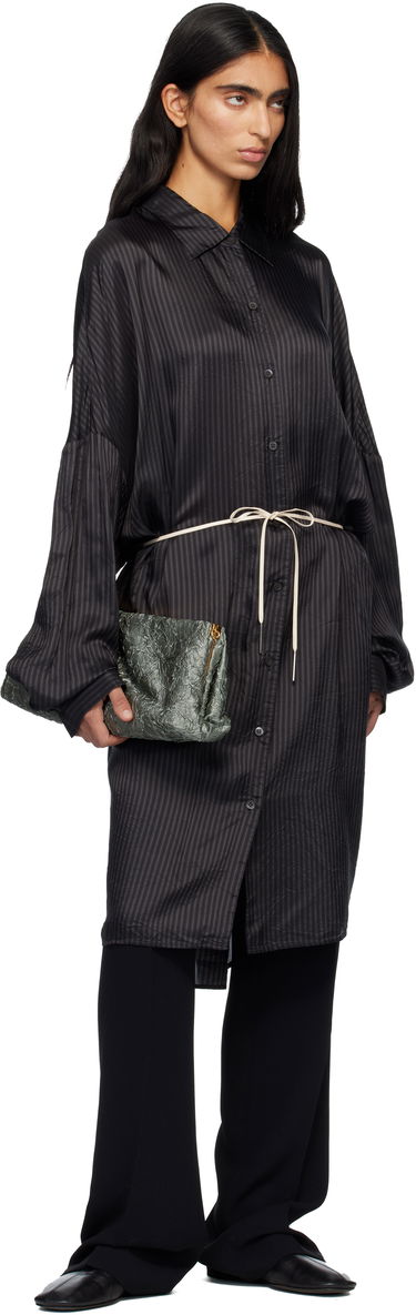 Šaty Dries Van Noten Striped Midi Dress Čierna | 252-011083-2267, 3