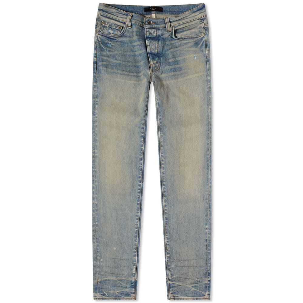 Džínsy AMIRI Stack Jeans Modrá | PXMD002-408, 0