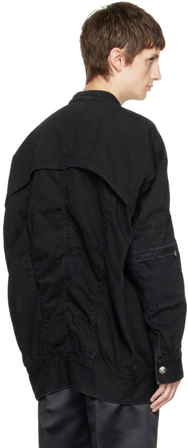 Bunda We11done We11done Bomber Denim Jacket Čierna | WD-DJ3-21-331-U-BK, 2