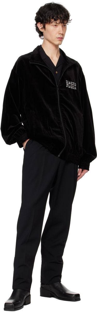 Bunda WACKO MARIA WACKO MARIA Velvet Track Jacket Čierna | 24FWE-WMO-TJ01, 3