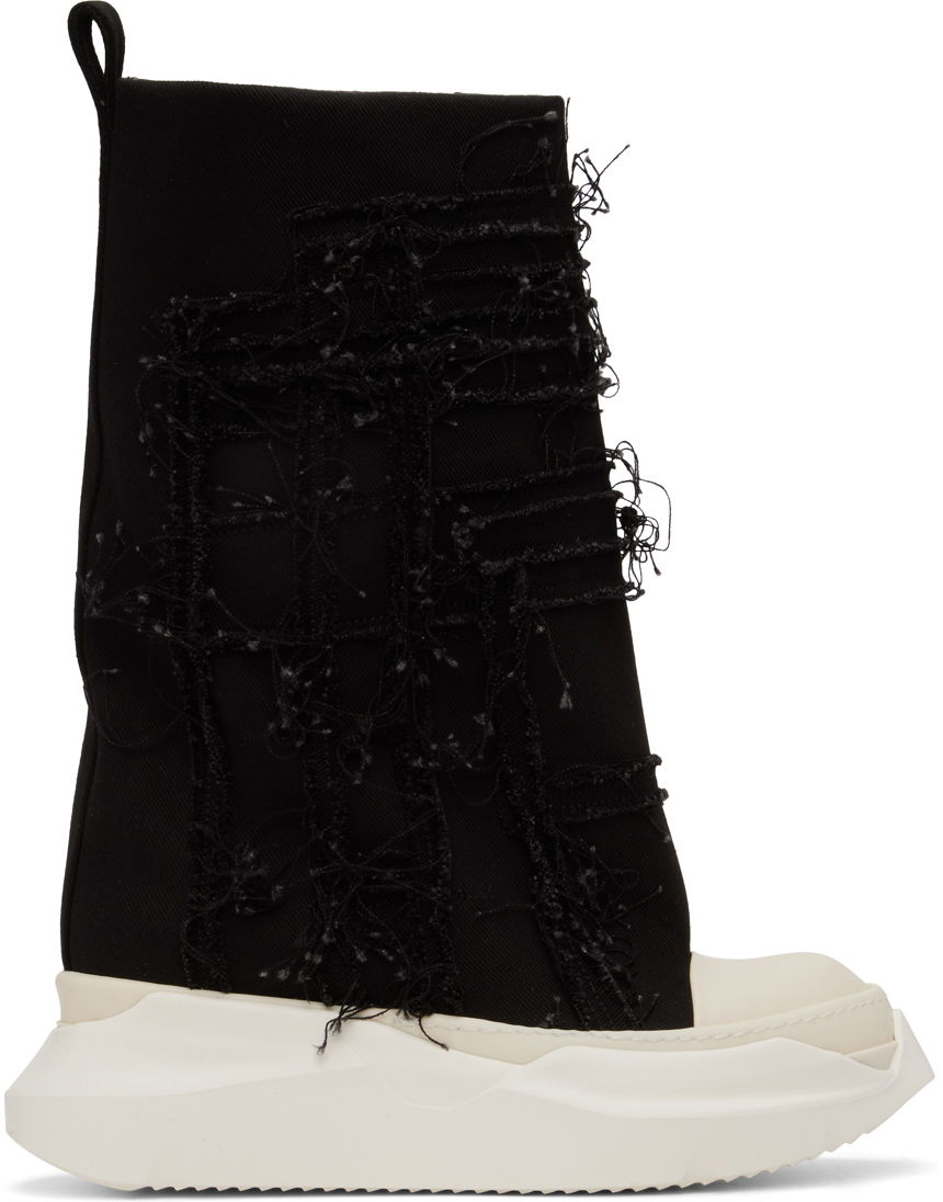 Tenisky a topánky Rick Owens DRKSHDW Slashed Fogachine "Black" Čierna | DU02C5816 SLASH, 0