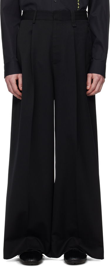 Nohavice Simone Rocha Simone Rocha Wide Leg Trousers Čierna | 4118 1217, 0