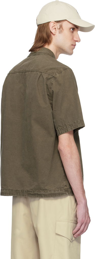 Košeľa Stone Island Stone Island Brushed Organic Cotton Canvas Shirt Zelené | K1S15 1200029 S00WN, 2