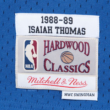Dres Mitchell & Ness NBA Swingman Jersey Detroit Pistons Isiah Thomas Modrá | SMJYGS18163-DPIROYA88ITH, 2