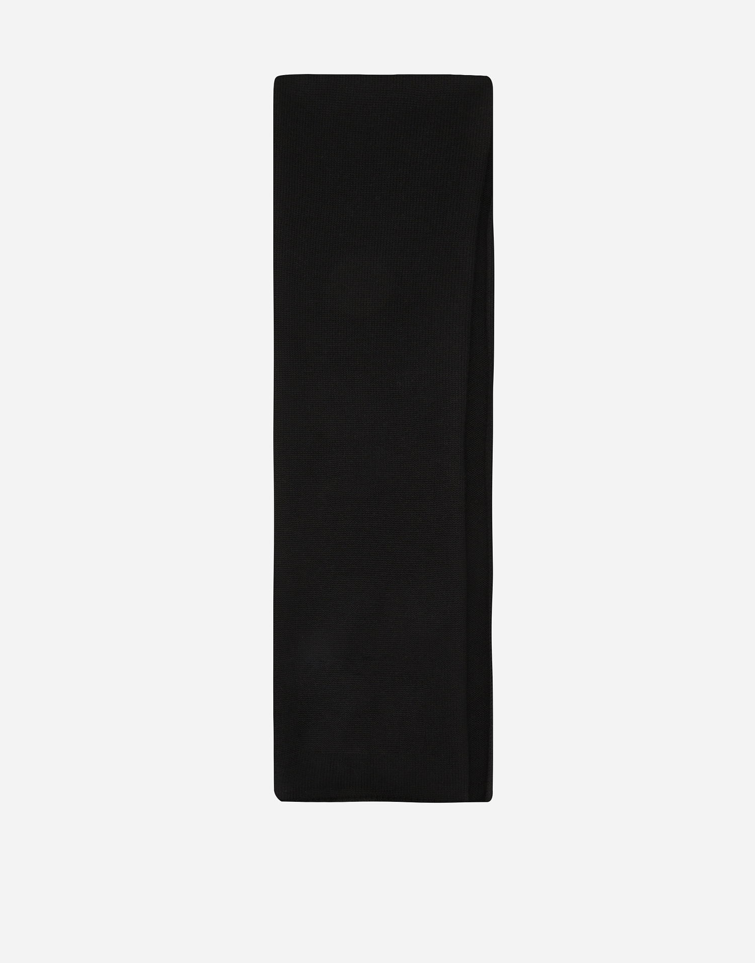 Šál Dolce & Gabbana Dolce & Gabbana Knit Scarf with Logo Čierna | LBKAE3JCVU9N0000, 1