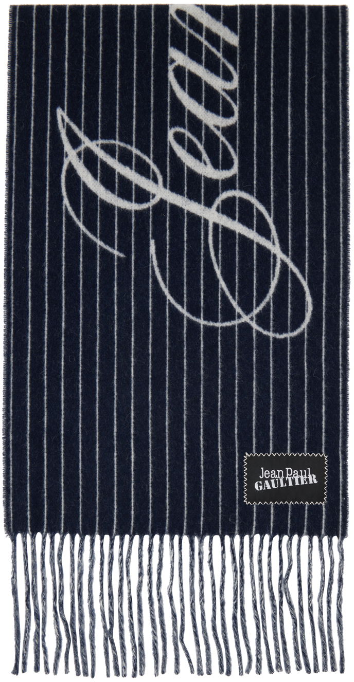 Jean Paul Gaultier 'The Striped' Wool Scarf