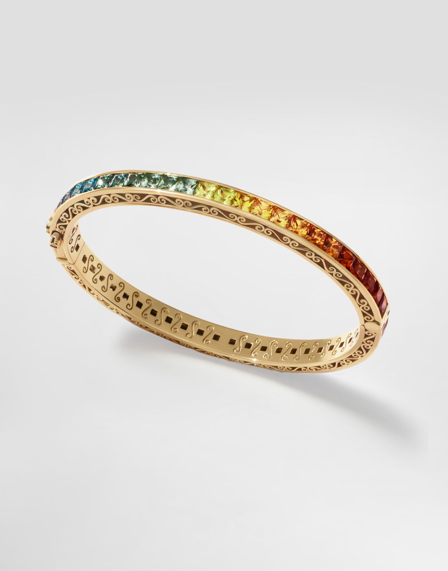 Náramok Dolce & Gabbana Dolce & Gabbana 18k Gold Rainbow Sapphire Bracelet Rôznofarebný | WBLB6GWMIX1ZOO00, 0