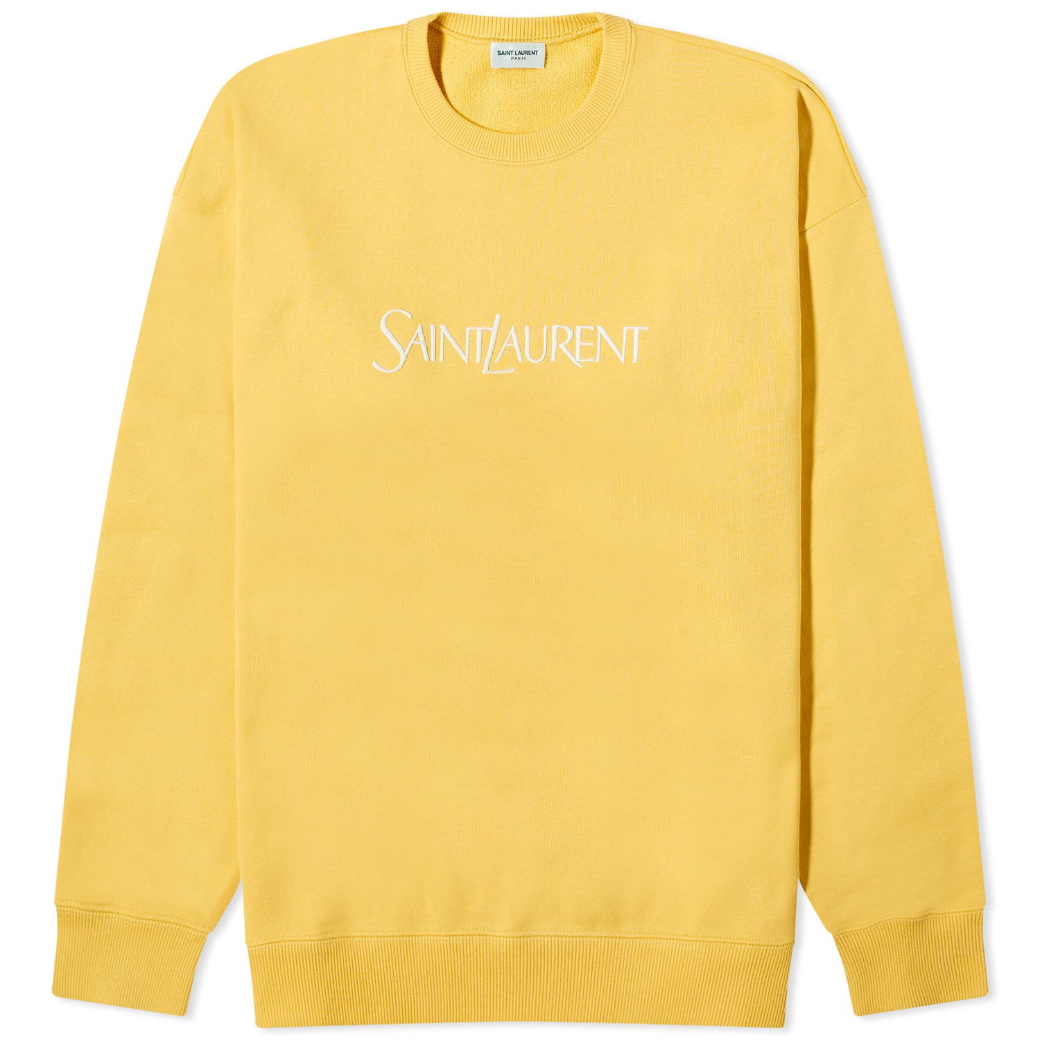Mikina Saint Laurent Logo Sweatshirt Žltá | 782051Y36ZO-7290, 0