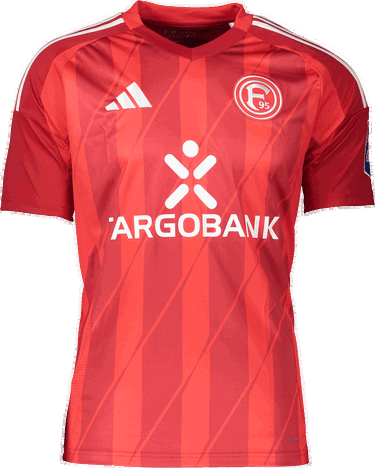 Dres adidas Originals Fortuna Düsseldorf Striped Jersey 2024/2025 Červená | 5f95ip2179, 0