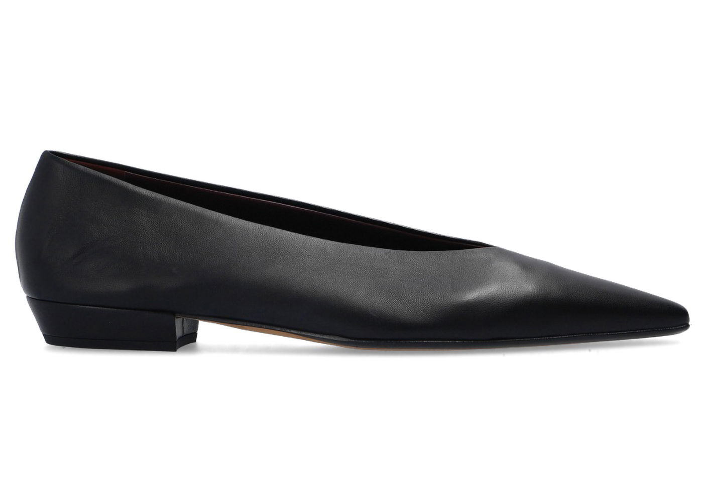 Tenisky a topánky Bottega Veneta Almond Leather Ballet Flats Čierna | 608872VBSD01000, 0