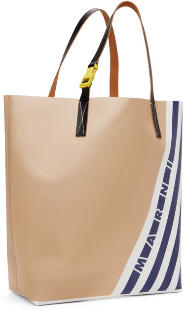 Tote bag Marni Marni Stripes North South Tote Béžová | SHMQ0037A9P8180ZO860, 1