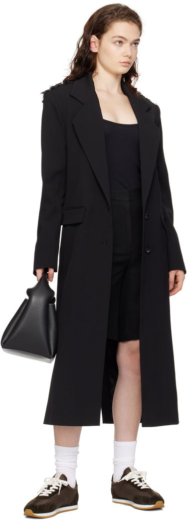 Taška cez rameno TOTEME TOTEME Grained-Leather Bucket Bag Čierna | 233-9111-613, 3