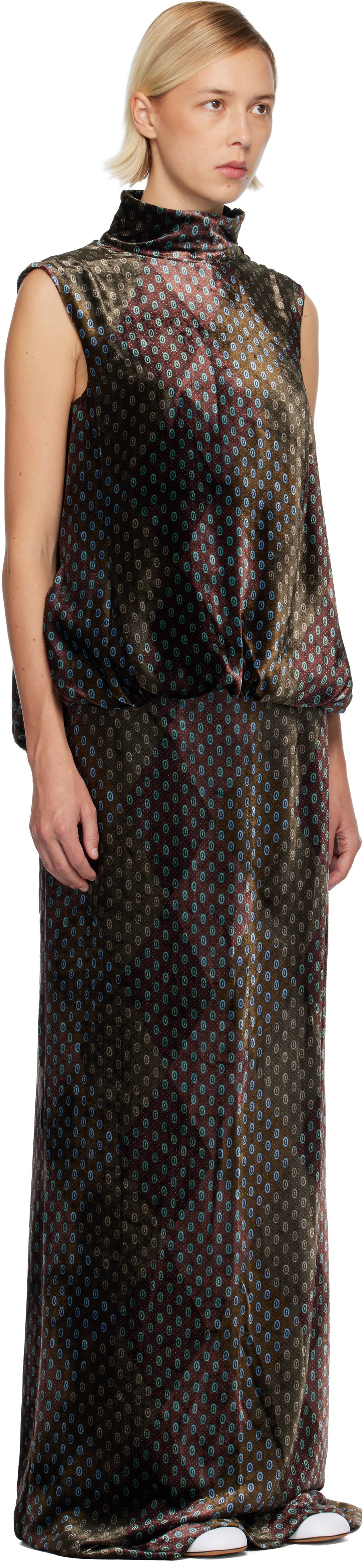 Šaty Dries Van Noten Dries Van Noten Printed Evening Maxi Dress Rôznofarebný | 252-011070-2254, 1