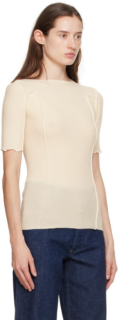 Tričko Baserange Fitted Short Sleeve T-Shirt Béžová | TTO3-RB-000, 1