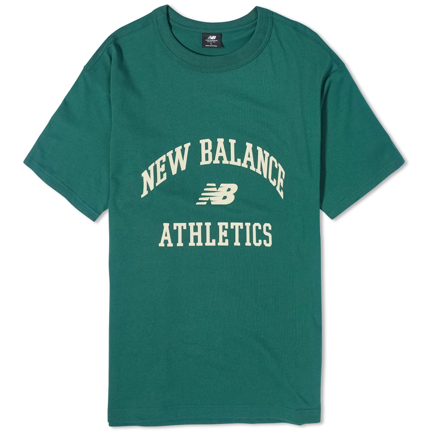 Tričko New Balance Athletics Varsity Graphic T-Shirt "Nightwatch Green" Zelené | MT33551-NWG, 0