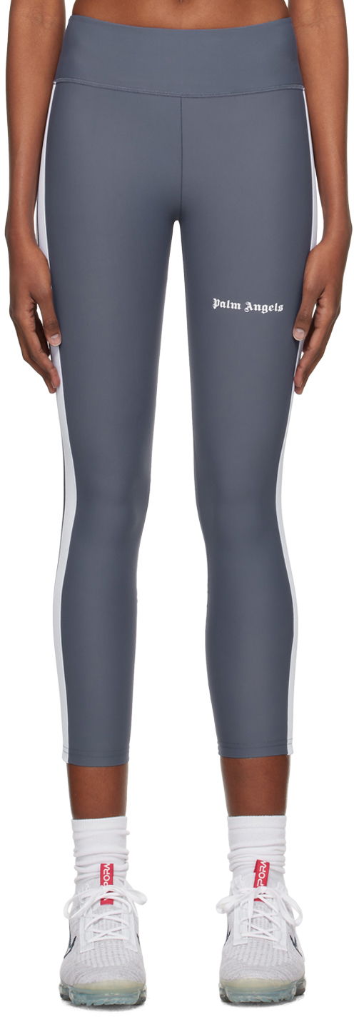 Legíny Palm Angels Stripe Leggings Šedá | PWVG001C99FAB0020701