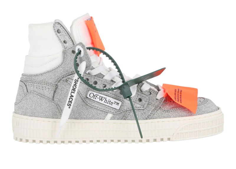 Tenisky a topánky Off-White Off-Court 3.0 Glitter High Top Sneaker Silver White W Metalická | IA112S22 LEA00 47201, 0