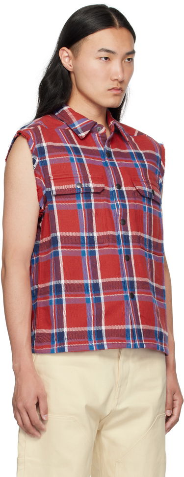 Vesta Rick Owens Rick Owens DRKSHDW Hollywood Cropped Vest Červená | DL01E6298 HCPJP, 1