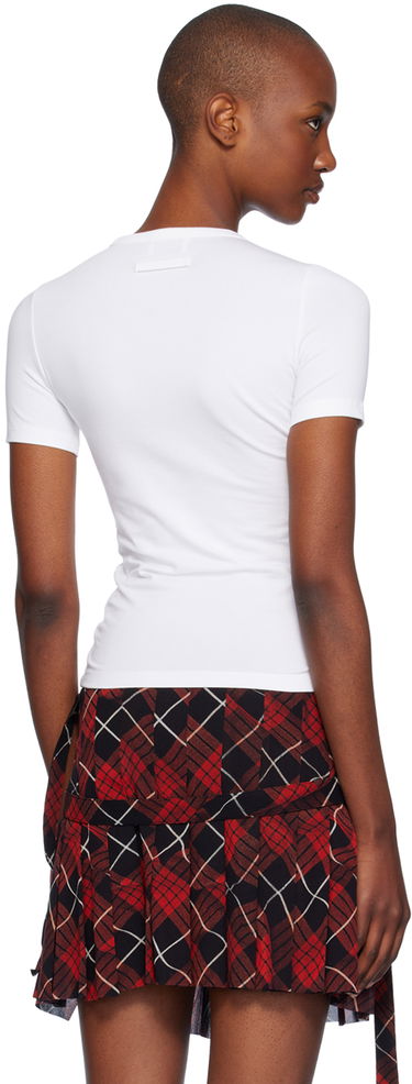 Tričko Jean Paul Gaultier Gaultier Lace Label Baby Tee Biela | 24/31-F-TS091I-J056-0100, 2