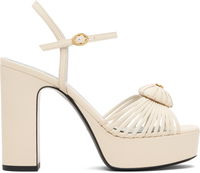 Garavani VLogo Signature Platform High-Heel Ankle-Strap Sandals